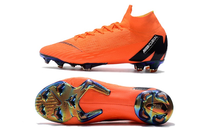 nike mercurial superfly 6 black and orange