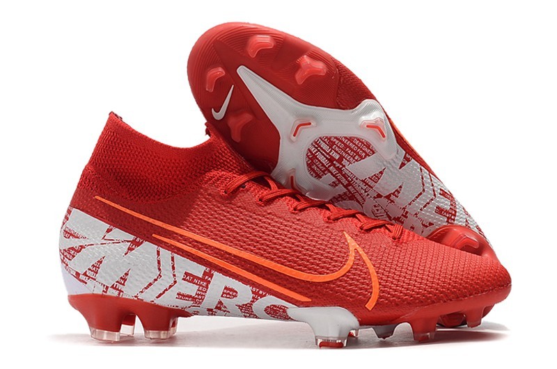 Cyclone Nike Mercurial Superfly 7 Elite FG-White Orange Red