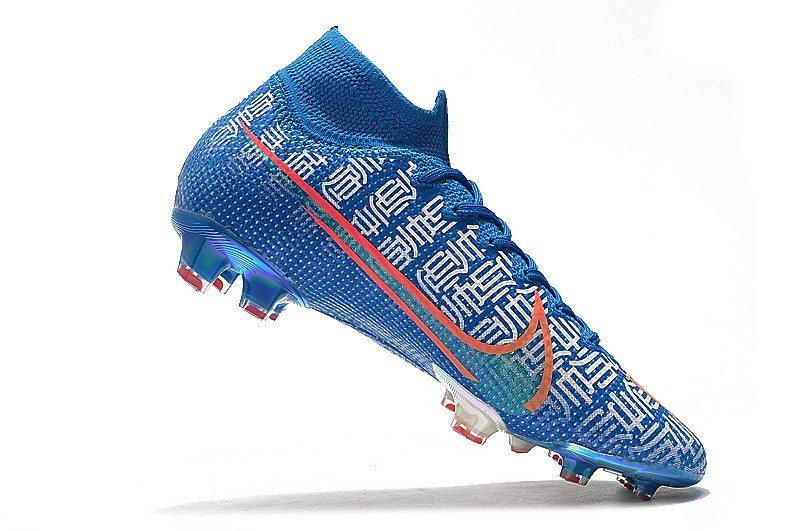 Nike Mercurial Superfly 7 Elite FG CR7 Cristiano Ronaldo Shuai - Blue White Orange shoes