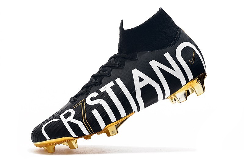 cr7 cleats white and gold