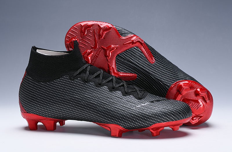 Football Jordan x PSG Nike Mercurial Superfly 6 VI 360 Elite FG - Black Red left