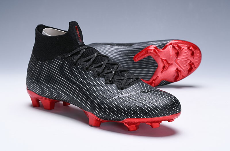 Football Jordan x PSG Nike Mercurial Superfly 6 VI 360 Elite FG - Black Red right