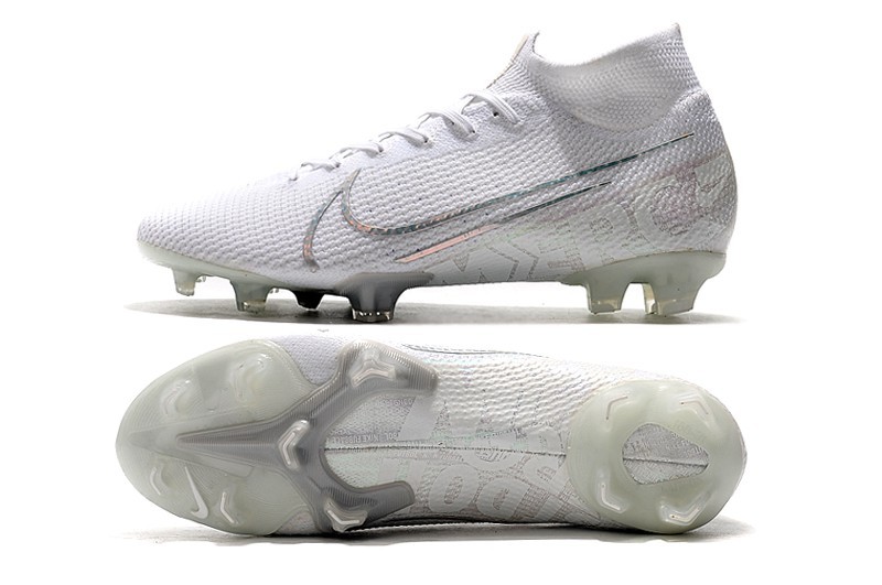 Football Nike Mercurial Superfly VII 7 Elite FG Nuovo White - White ...