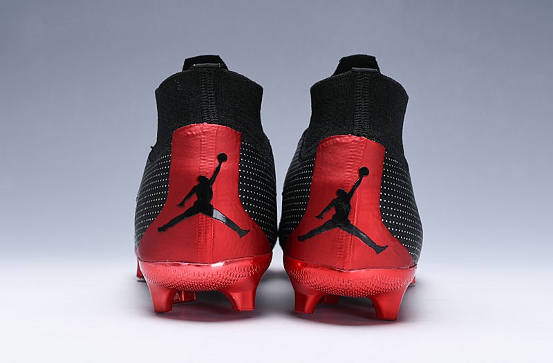 Heel Jordan x PSG Nike Mercurial Superfly 6 VI 360 Elite FG - Black Red