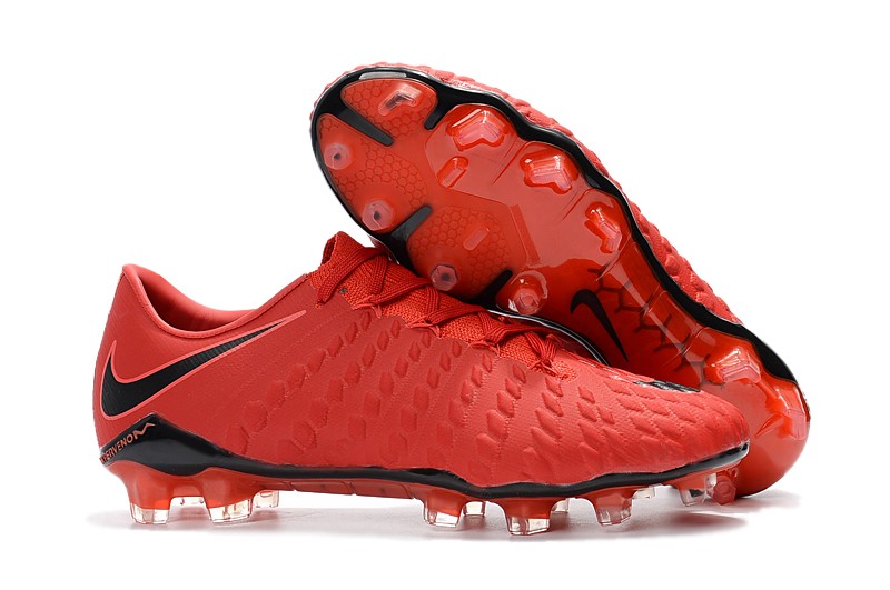 Low-top Nike Hypervenom Phantom III 3 FG University Red Right