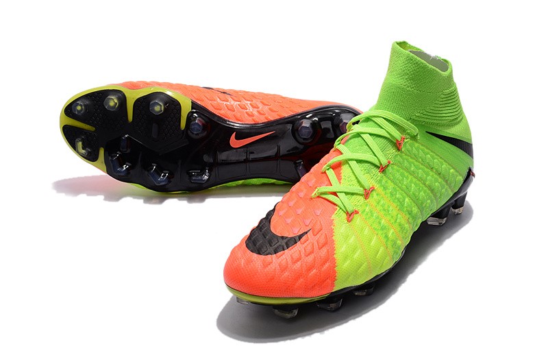 nike hypervenom green and red