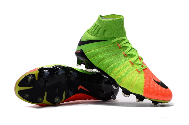 nike hypervenom green and red