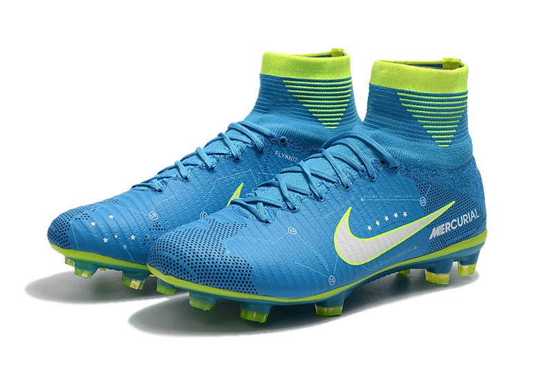 Knop prieel Alternatief Nike Mercurial SuperFly V 5 FG Neymar/NJR - White /Blue / Volt