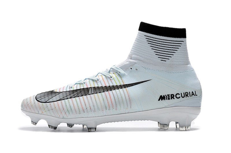 white cr7 cleats