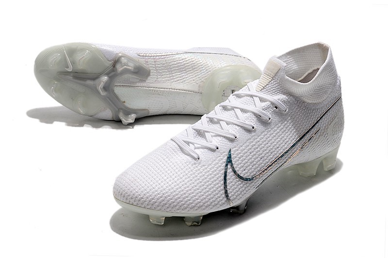 Football Nike Mercurial Superfly VII 7 Elite FG Nuovo White - White ...