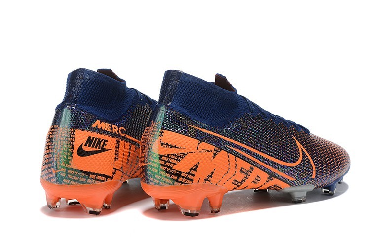 nike grey and orange cleats