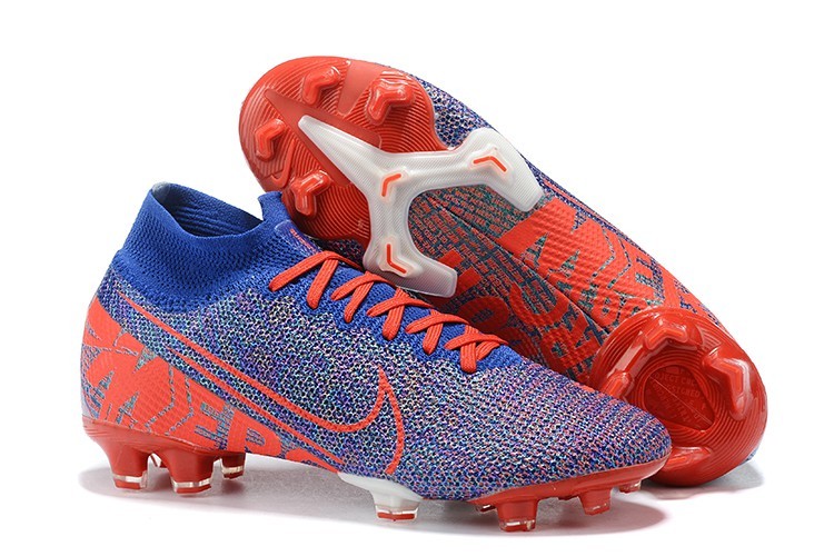 blue nike mercurial cleats