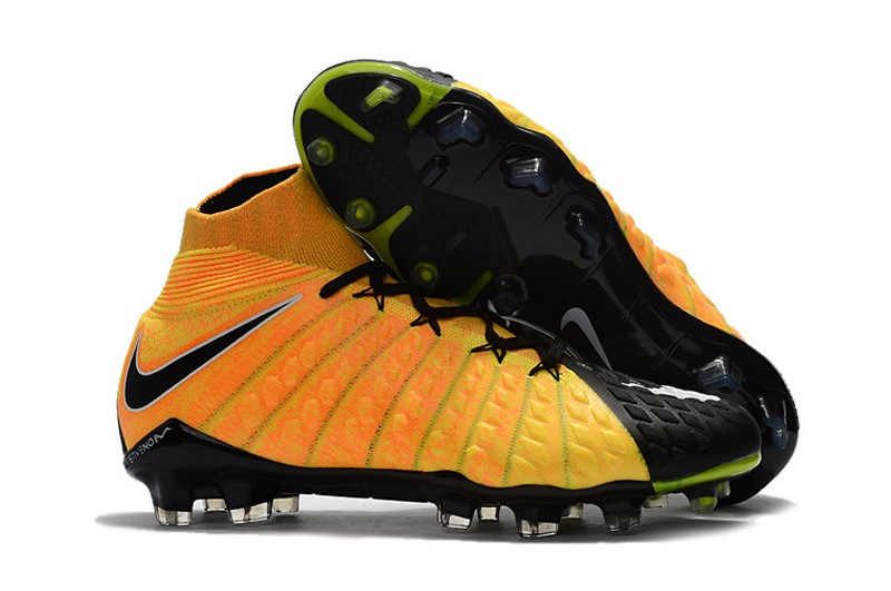 NIke Hypervenom Phantom III 3 DF FG - Black Orange Volt shoes