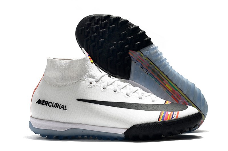 Nike Mercurial Superfly VI 6 Elite TF LVL UP - Pure Platinum/Black/White