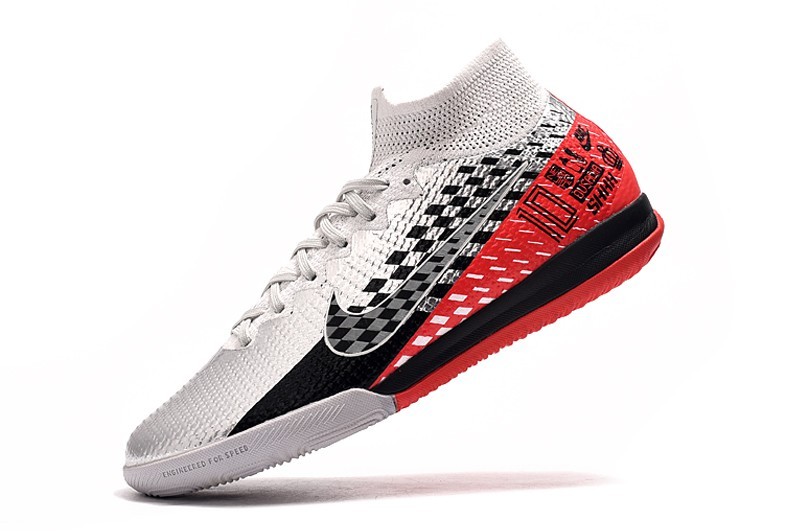 Nike Mercurial Superfly VII Neymar Elite IC - White Black Red shoes