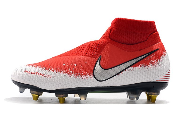 nike phantom vision red and silver