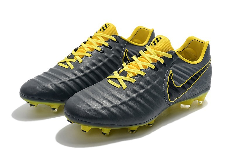 nike tiempo grey and yellow