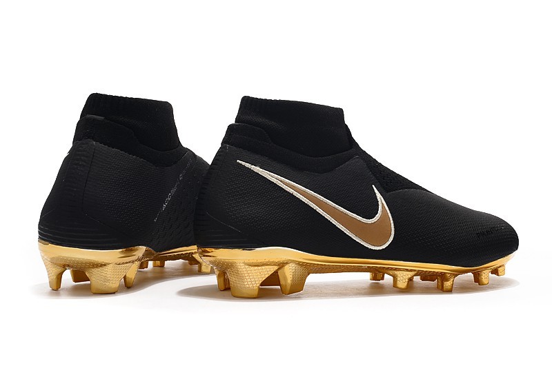 gold nike boots 