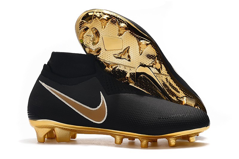 Shop For Nike Phantom VSN Elite DF FG Football Boots - Core Black Gold Right