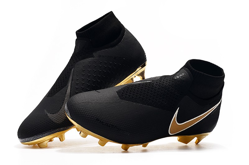 nike phantom black and gold