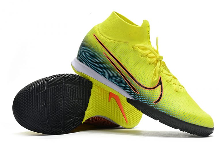 nike mercurial blue and yellow