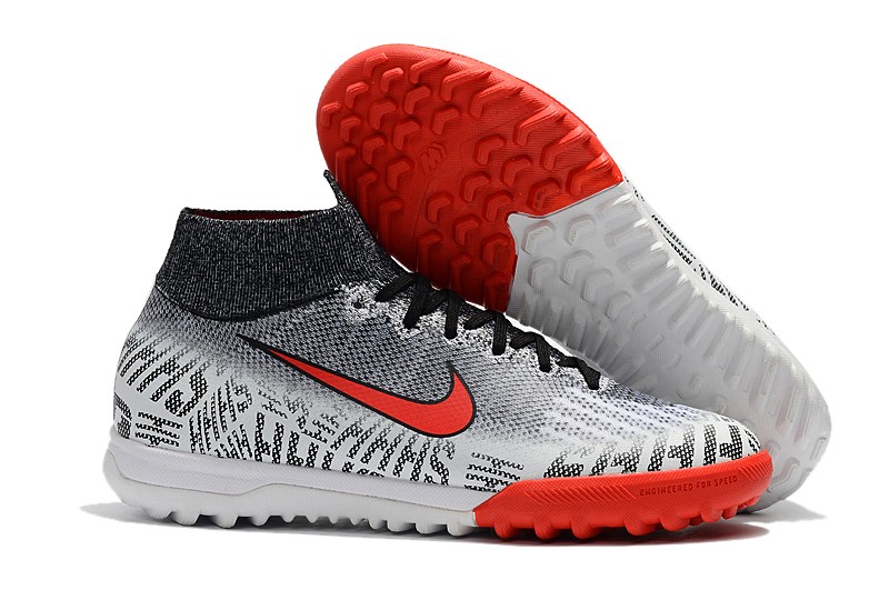 Nike Mercurial Superfly VI Elite Neymar TF-Gray Red Black