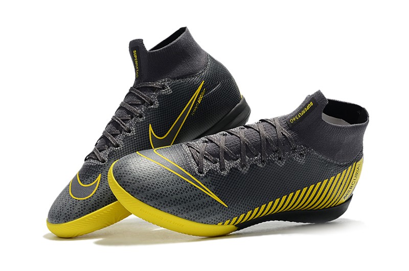 nike mercurial superfly grey yellow