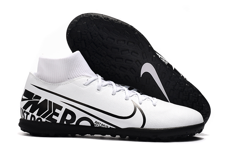 Nike Mercurial Superfly VII 360 TF Talla-Blanco Negro side