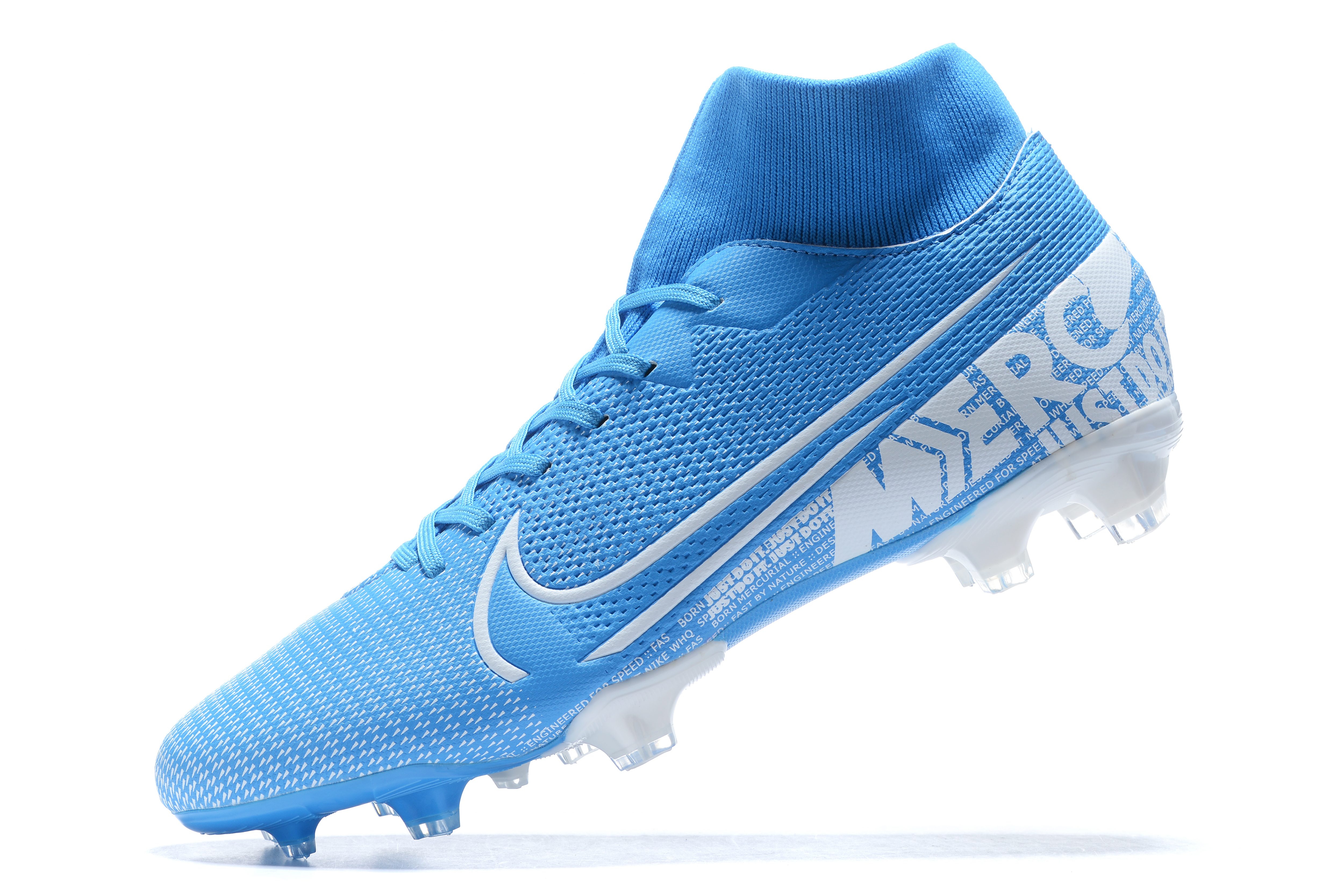 Nike Mercurial Superfly VII Club FG-blue White Left