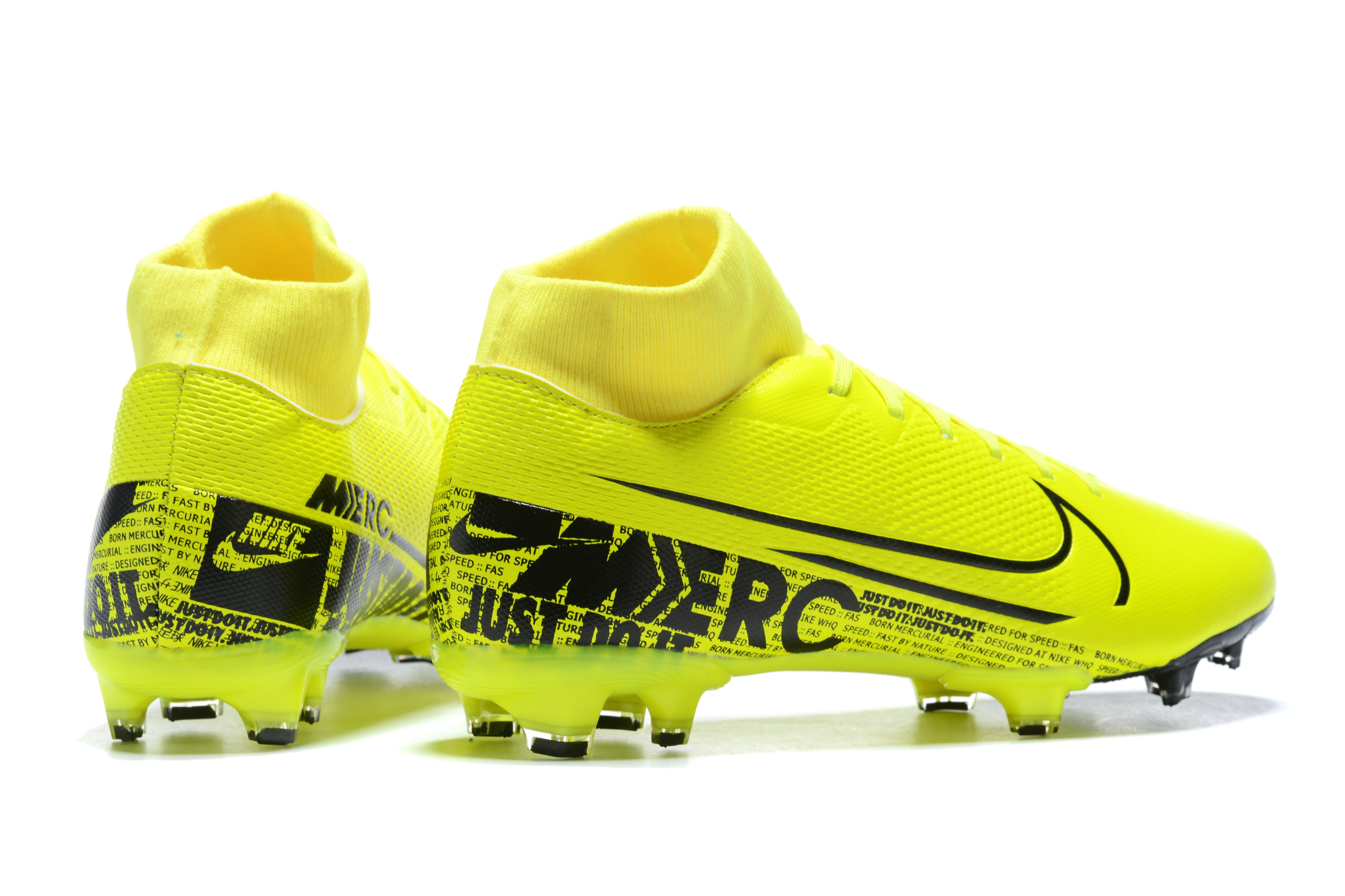 Nike Mercurial Superfly VII Club FG-yellow Heel