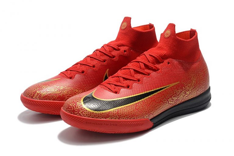 nike mercurial red and gold