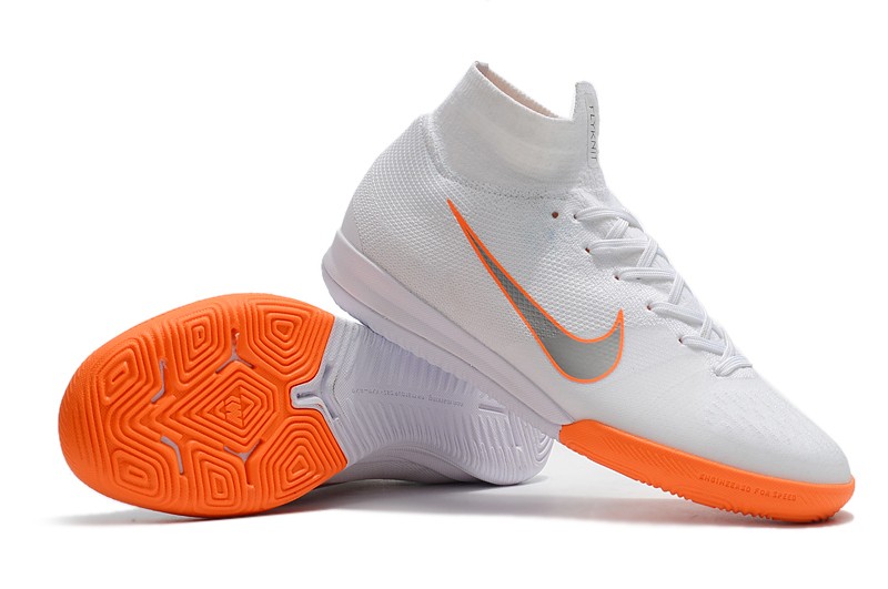 nike mercurial white and orange