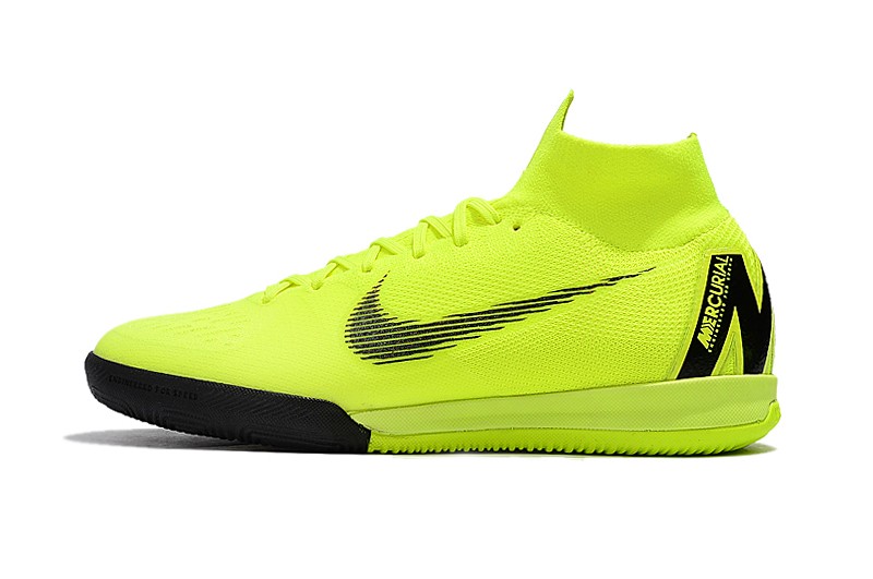 Nike Mercurial SuperflyX VI 6 Elite IC-Volt / Negro para hombres