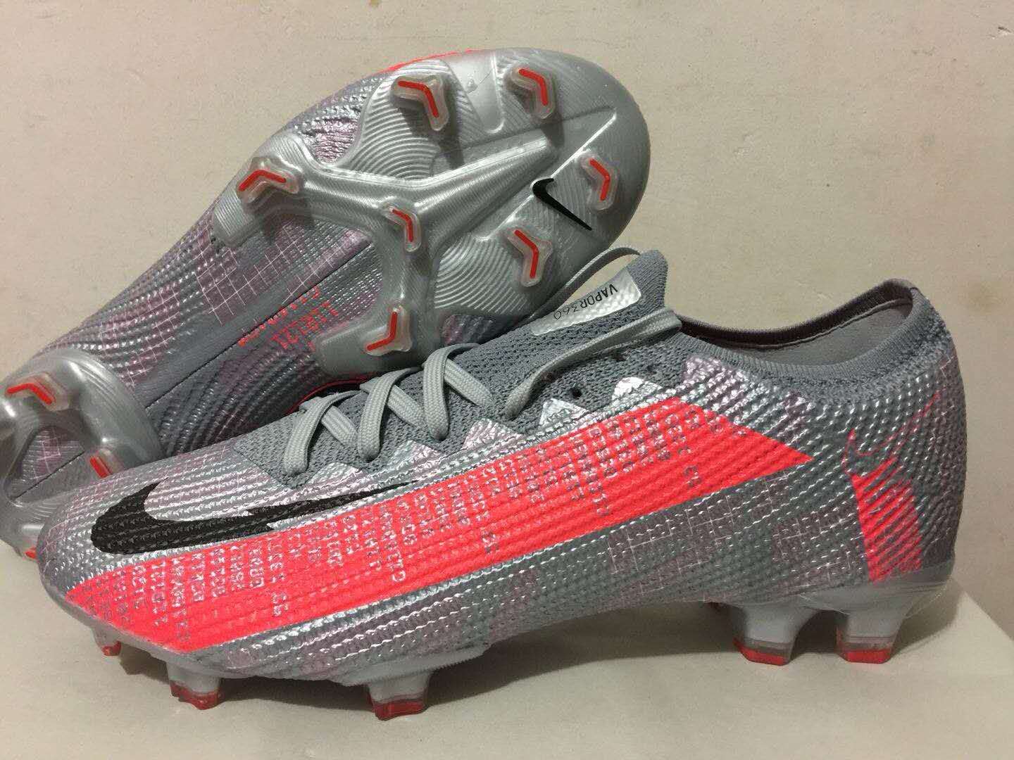 grey and red mercurials