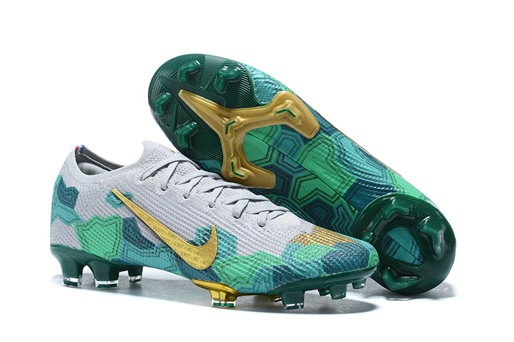 Nike Mercurial Vapor Mbappe'Bondy' FG-Army color green shoes