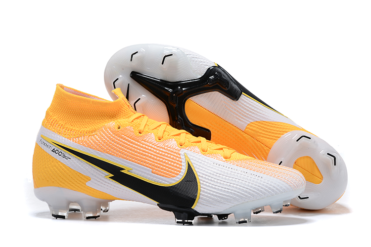 nike mercurial yellow and white