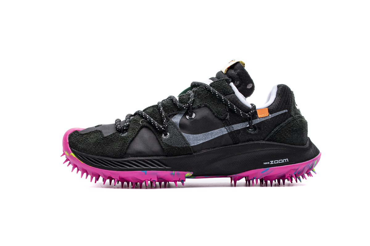 OFF-WHITE x Wmns Air Zoom Terra Kiger 5'Black Purple Left