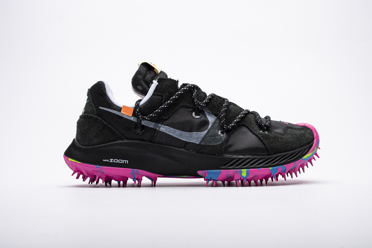 OFF-WHITE x Wmns Air Zoom Terra Kiger 5'Black Purple Right