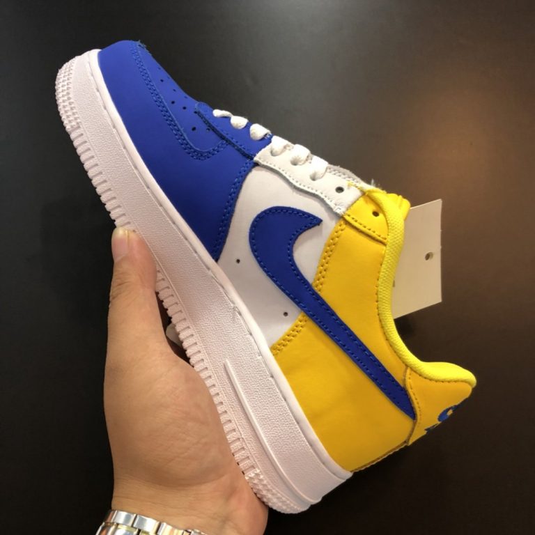 nike air force 1 blue and yellow