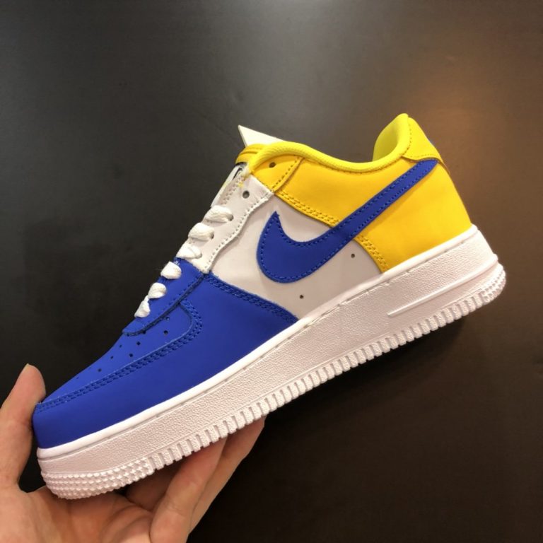 Nike Air Force 1 Blue White Yellow buy