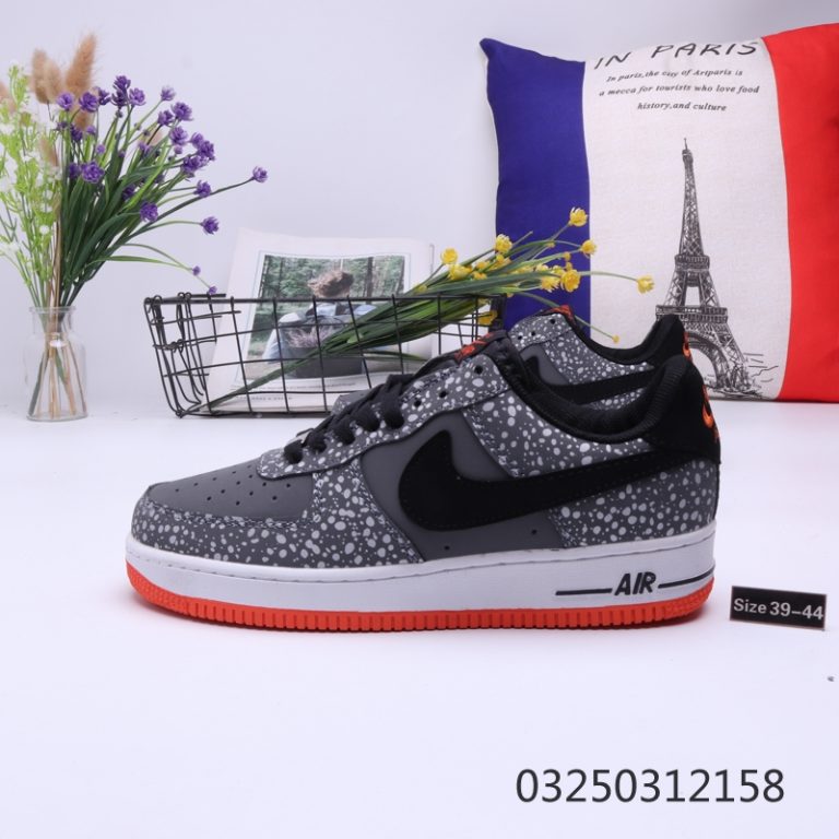 Nike Air Force 1 Low AF1 Gray Gold Left