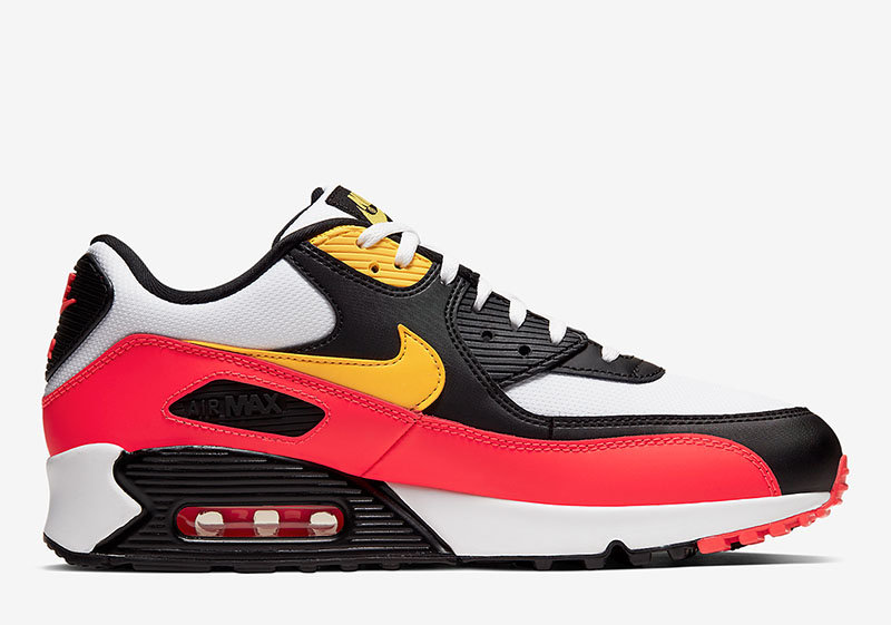 red yellow and black air max