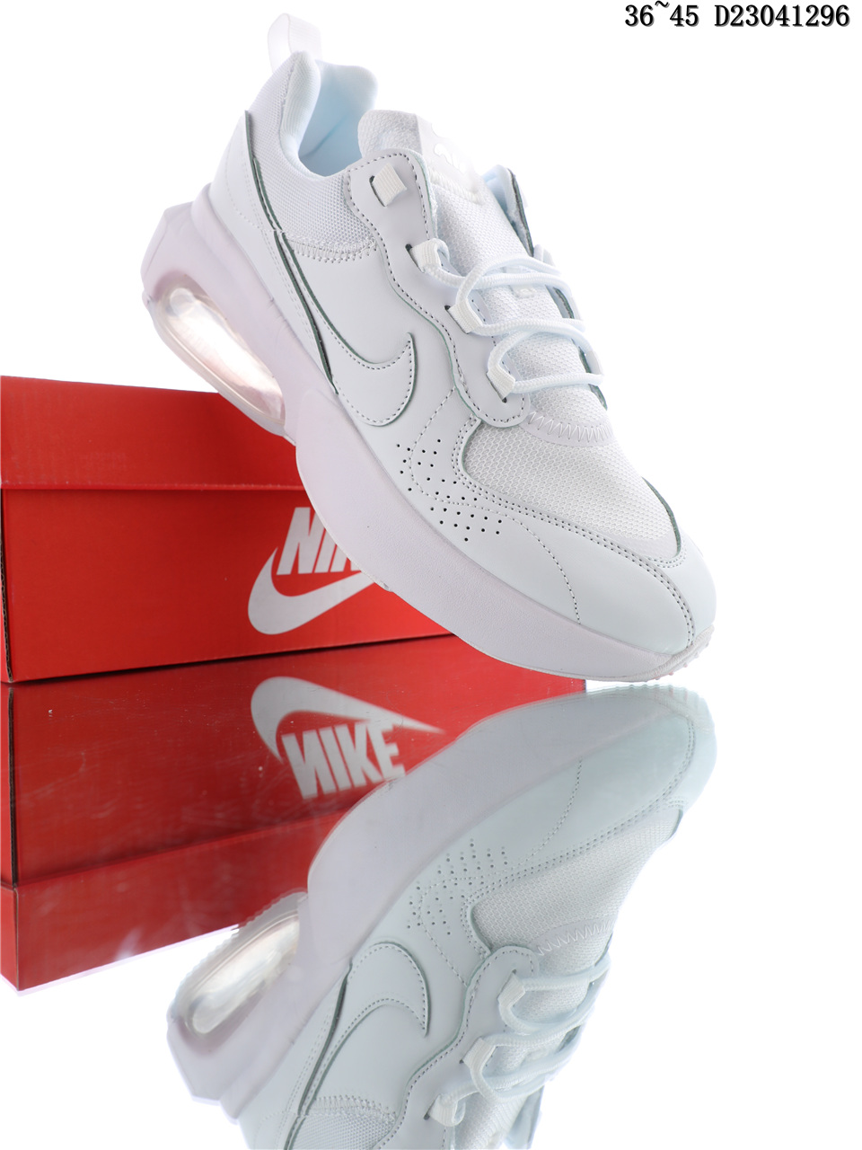 Nike Air Max Verona white cushioned running shoes Upper