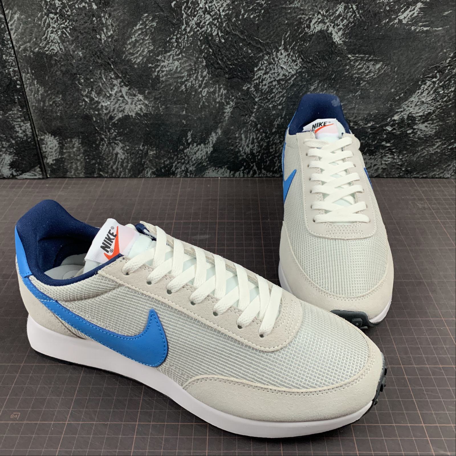 Nike Air Tailwind 79 running shoes light gray blue side