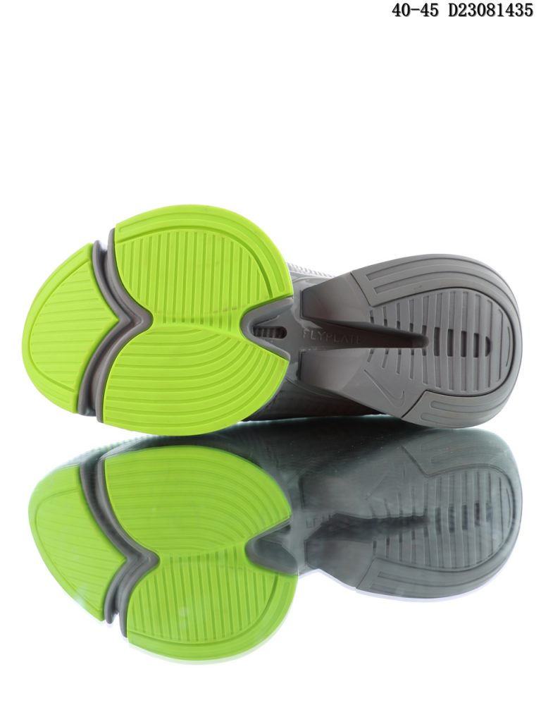 nike training air zoom superrep sneakers in neon green