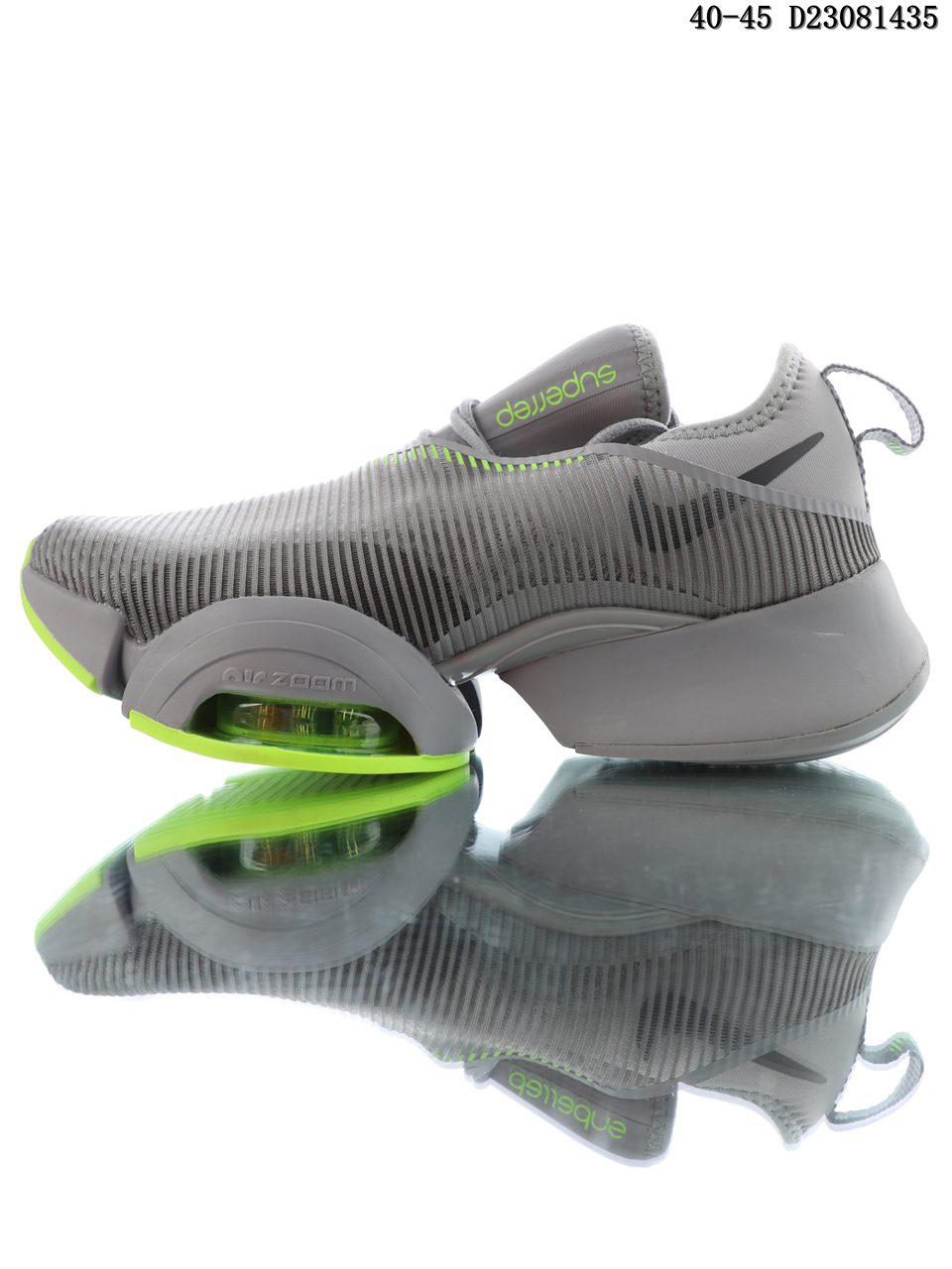 Nike Air Zoom Superrep gray-green cushioned running shoes