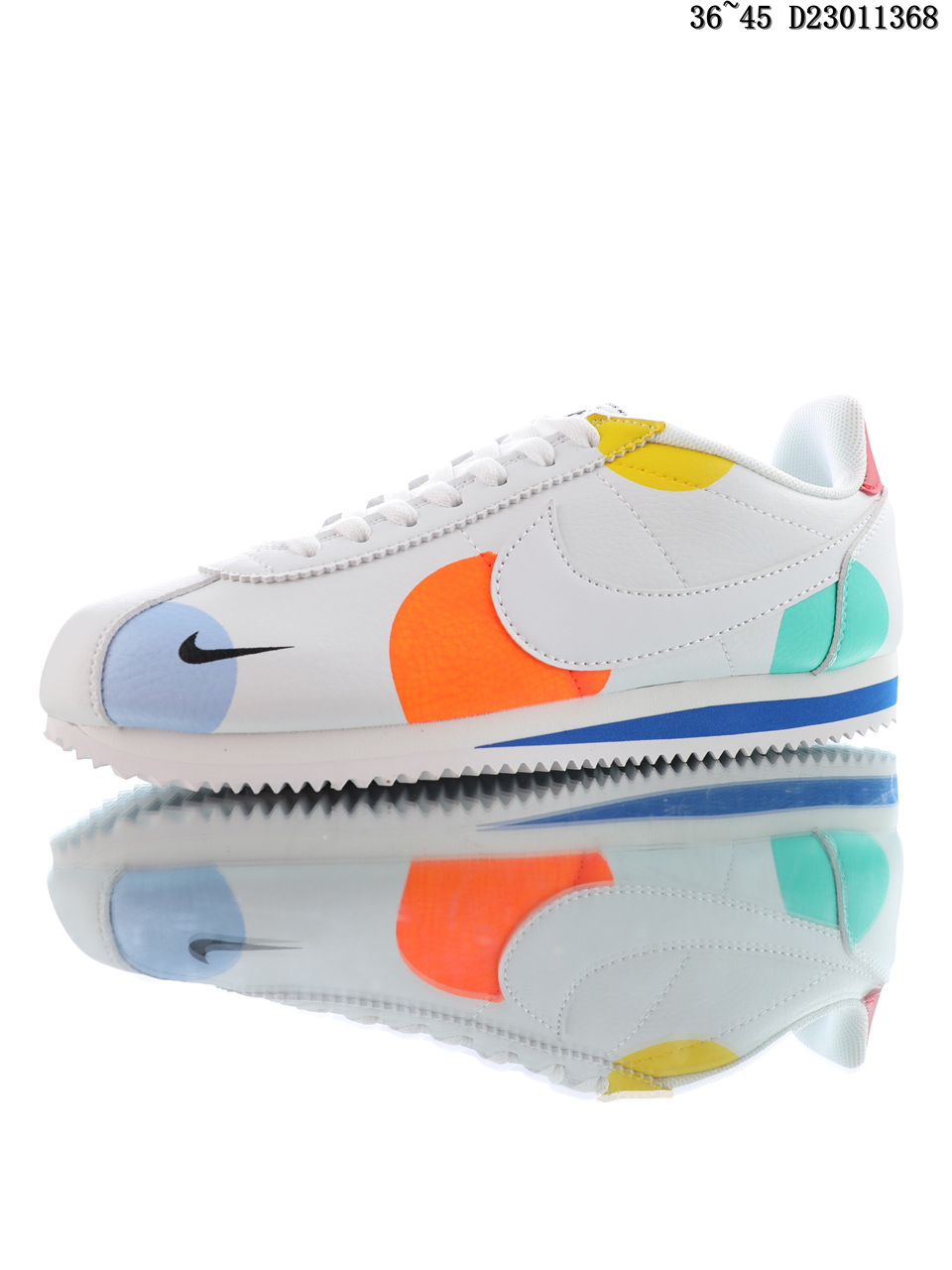 nike cortez blue orange