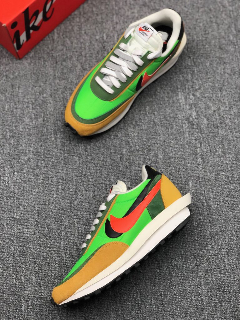 green sacai nike
