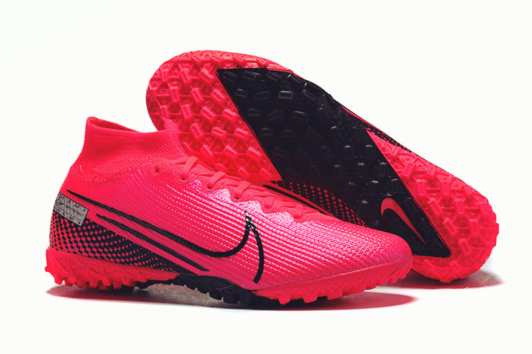 Nike Mercurial Superfly 7 Elite TF-Red Black Pink Right