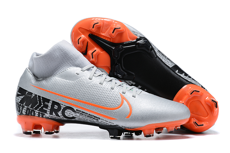 Nike Mercurial Superfly VII Club FG gray silver black side